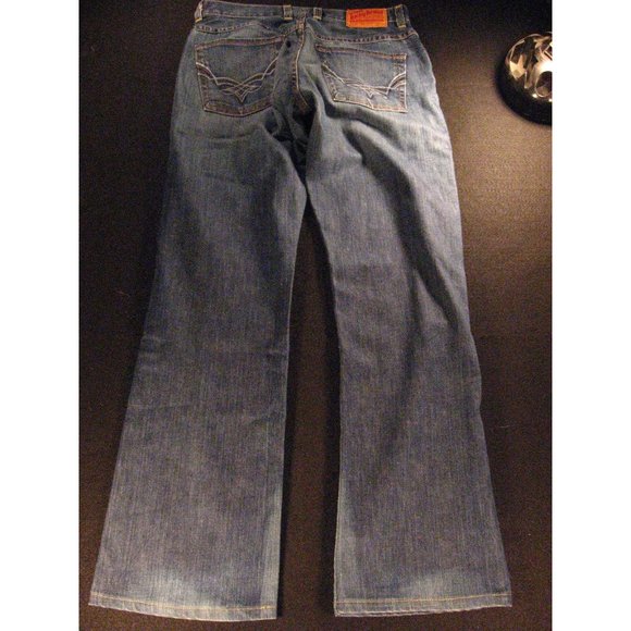 Lucky Brand Victory Rider Womens Jeans 30x31 MEASURED tag 4/27 LOW RISE Blue - Picture 2 of 12